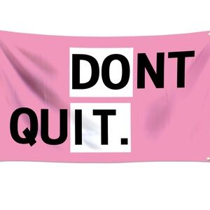 *NWT* funny pink & black 3x5’ tapestry